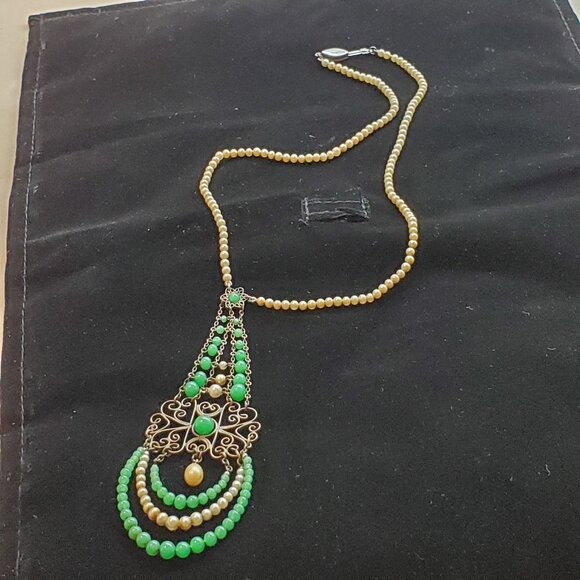TRUE VINTAGE EDUARDIAN NECKLACE - Picture 1 of 3